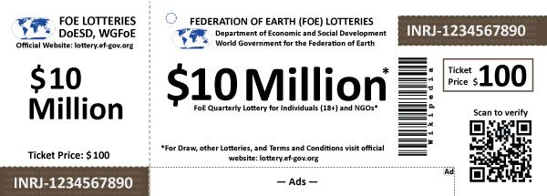 FoE $10 Million Lottery ticket